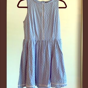 Light Blue Polka Dot Dress